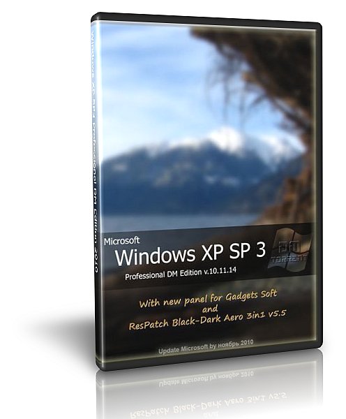 Windows XP SP3 Professional x86 RUS DM Edition v.10.11.14