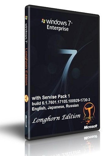 Windows 7 Enterprise SP1 RC Longhorn Edition x86/x64 (Eng/Jap/Rus/v.02.2010 by The Hacker)