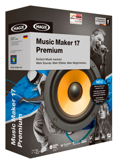 MAGIX Music Maker 17 Premium 17.0.0.16 (2010)